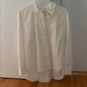 Treasure & Bond White Button-Up Shirt